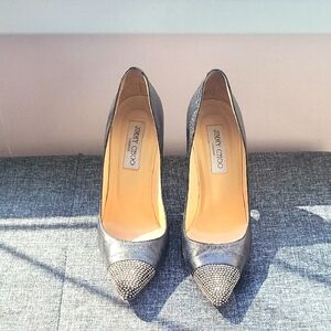 Jimmy Choo Black Studded Women's Shoes